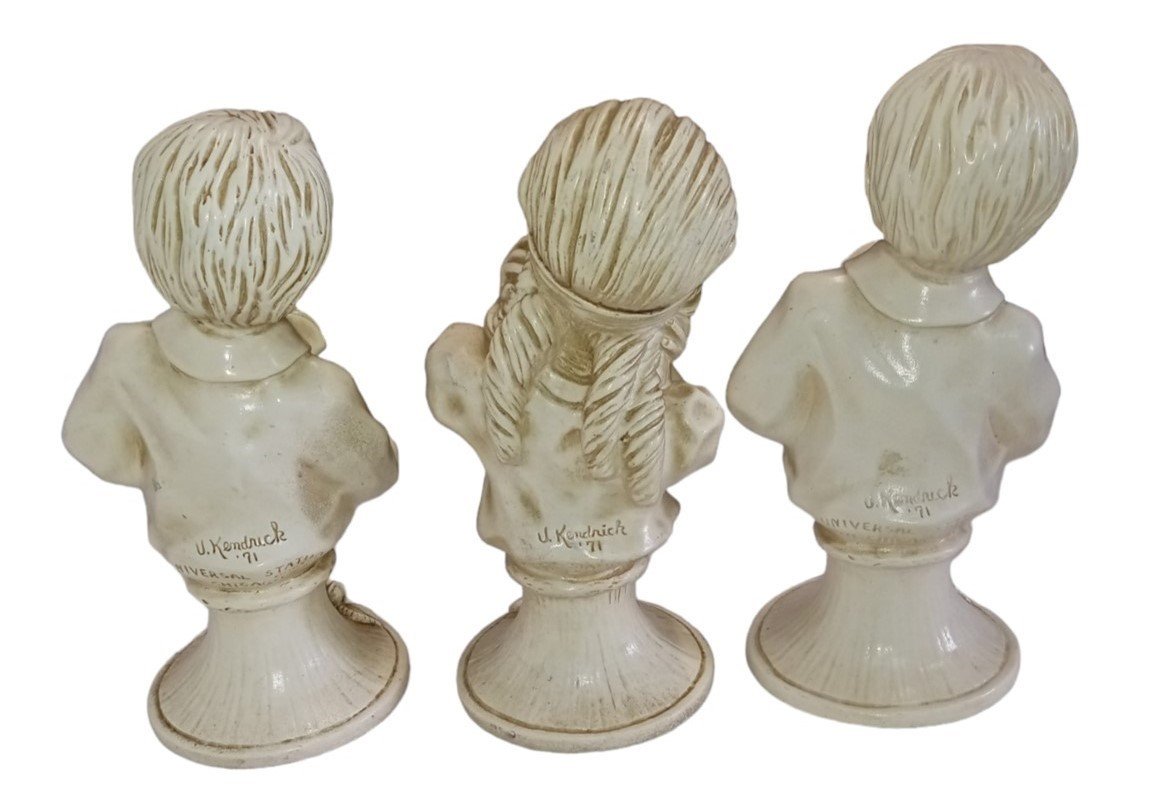 Universal Statuary Statues Set Of 3 Vintage Collectible Decorative Gift Idea