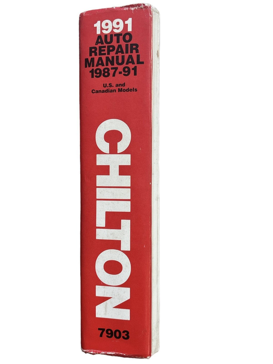 Chilton's Auto Repair Manual 1987-1991 Part No. 7903