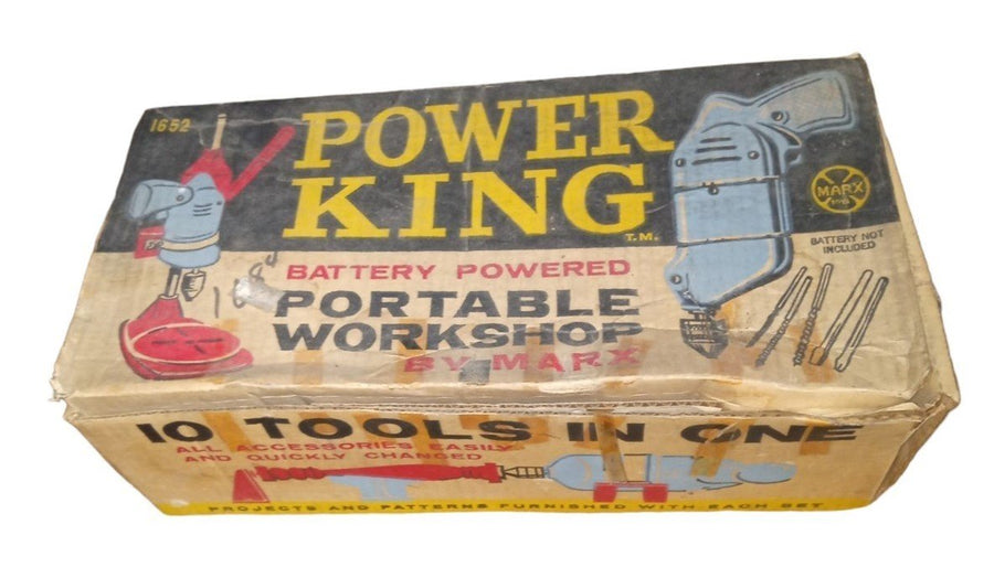 MARX Power King Portable Workshop 10 Tools In One Vintage Collectible ...