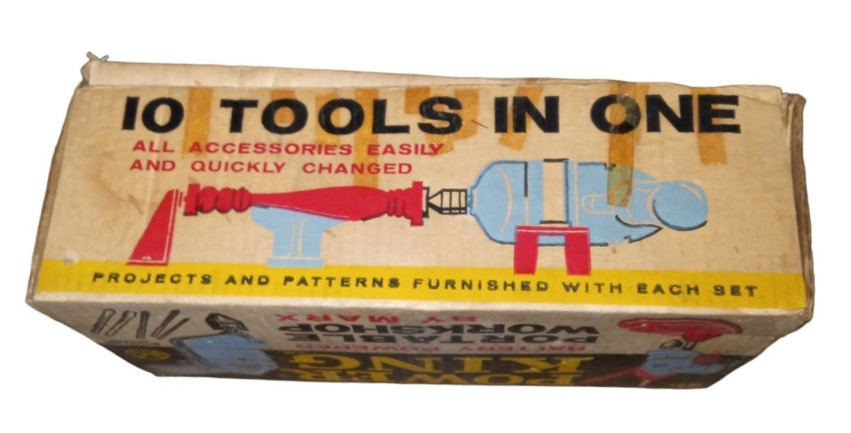 MARX Power King Portable Workshop 10 Tools In One Vintage Collectible ...