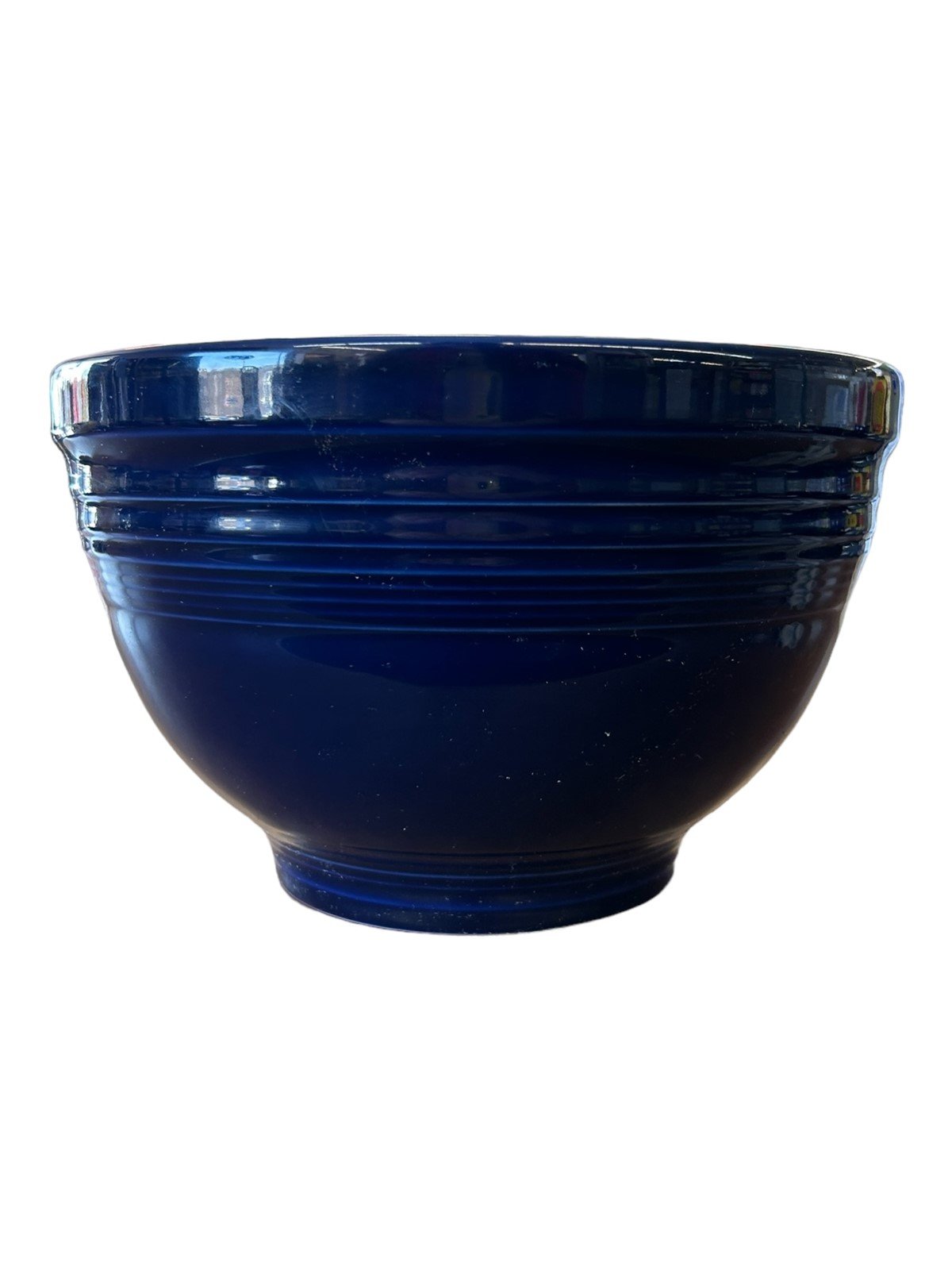 Fiesta - Cobalt Blue Large Mixing Bowl Homer Laughlin Ceramic Baking Cooking HLC