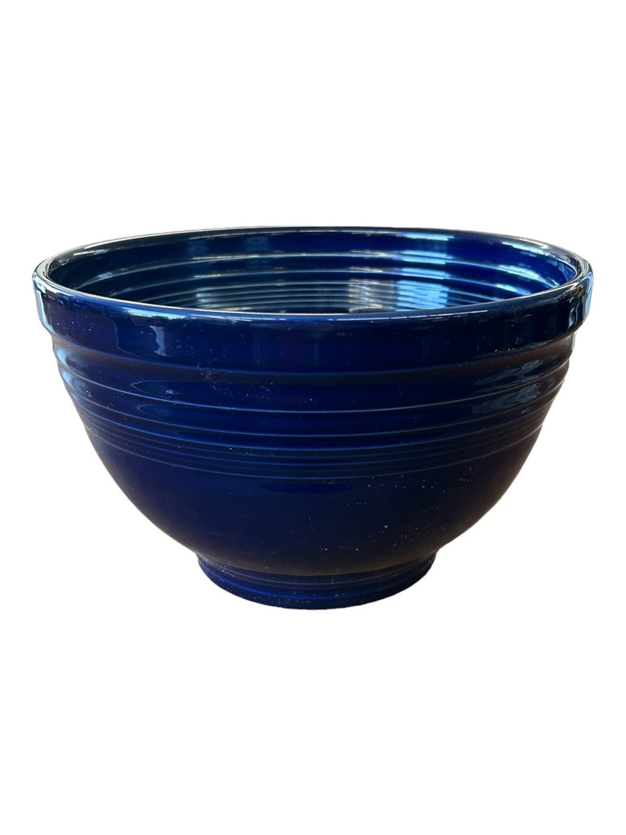 Fiesta - Cobalt Blue Large Mixing Bowl Homer Laughlin Ceramic Baking Cooking HLC