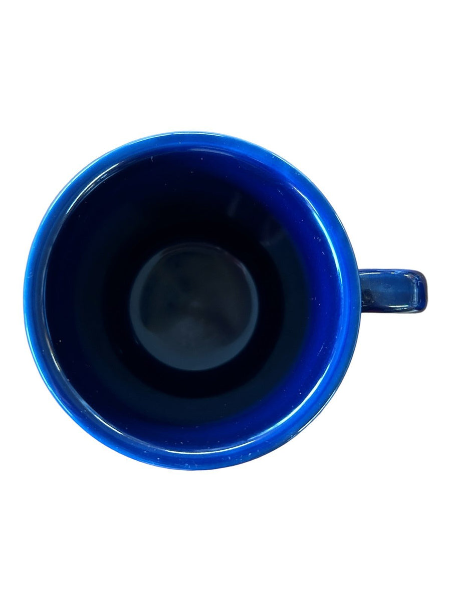 Fiesta - Cobalt Blue Ring Handled Mug Coffee Cup Ceramic Homer Laughlin Drink