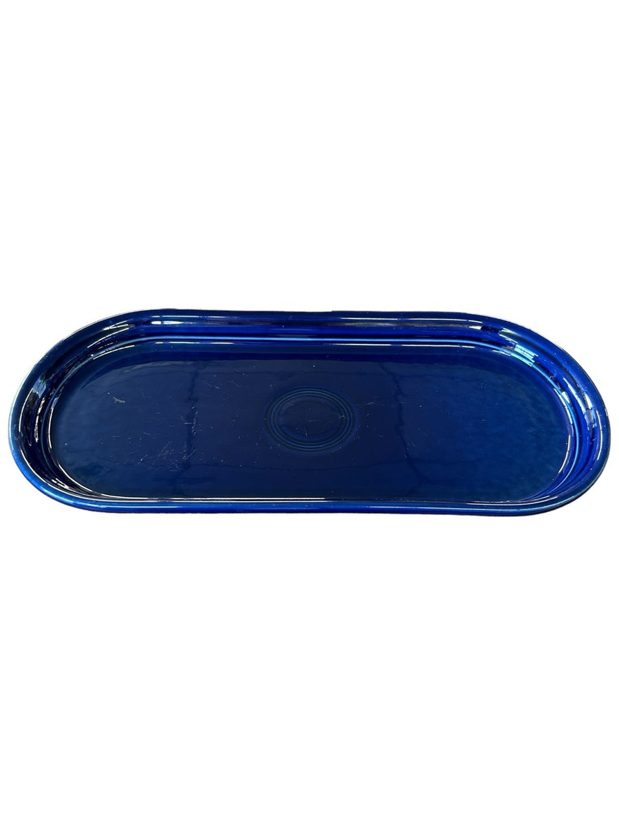 Fiesta - Twilight Blue Large Bread Tray Homer Laughlin Ceramic Dish HLC