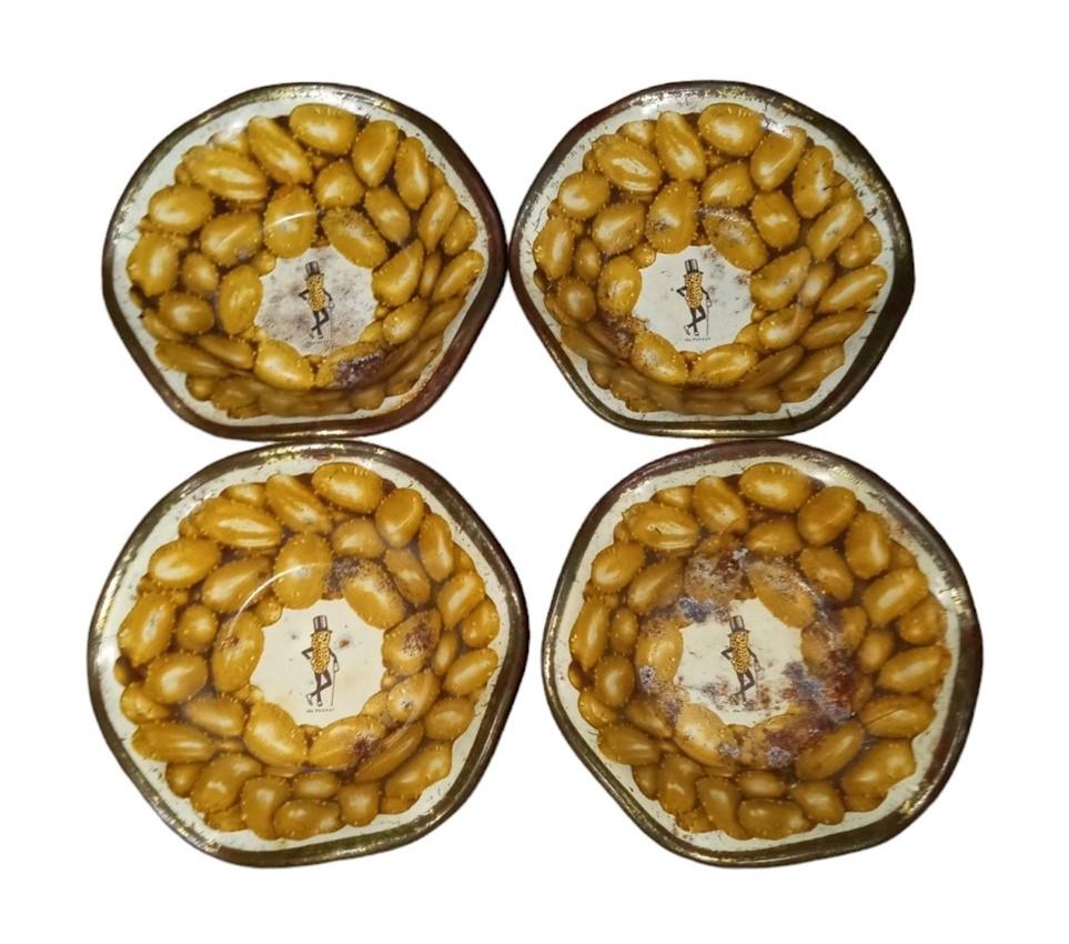 Planters Peanut Bowls Set Of 5 Vintage Collectible Serveware Kitchenware