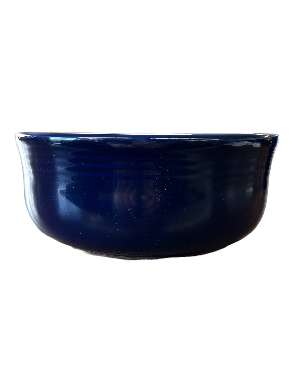 Fiesta - Cobalt Blue Chowder Bowl Ceramic Dish Homer Laughlin Kitchenware Dining