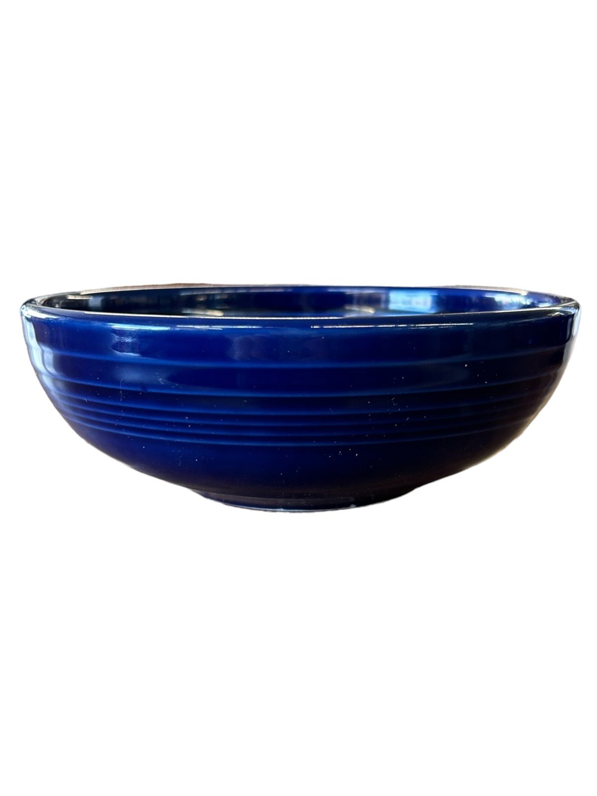 Fiesta - Cobalt Blue Medium Bistro Bowl Ceramic Homer Laughlin Kitchenware HLC