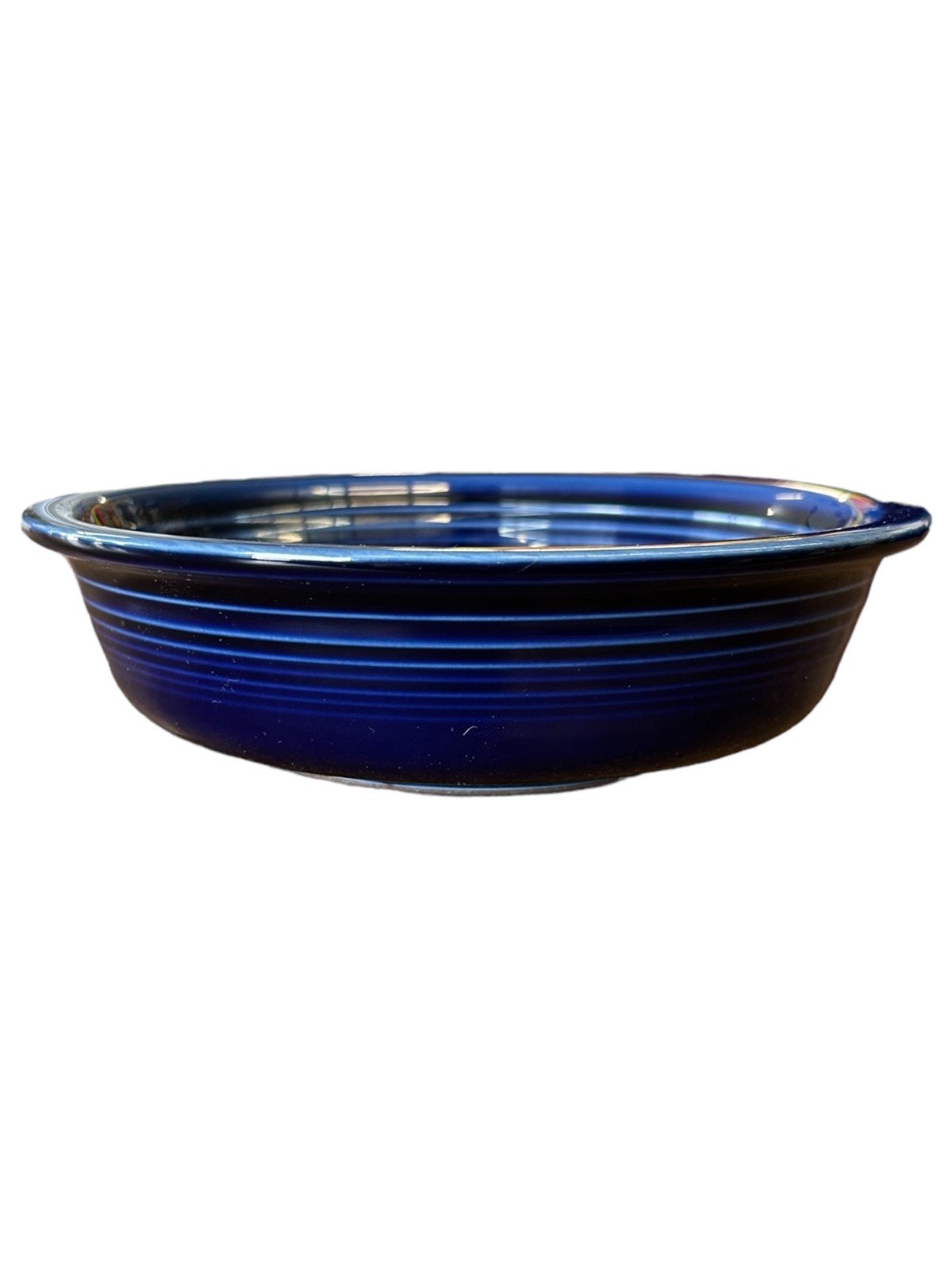 Fiesta - Cobalt Blue Medium Soup Bowl Homer Laughlin Kitchenware Dinner Cooking