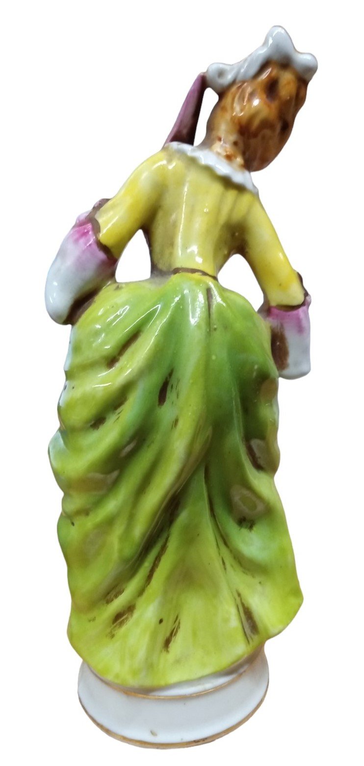 Moriyama Victorian Woman Ceramic Figure Vintage Collectible Decorative