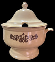 Pfaltzgraff Soup Tureen Antique Stoneware Vintage Village