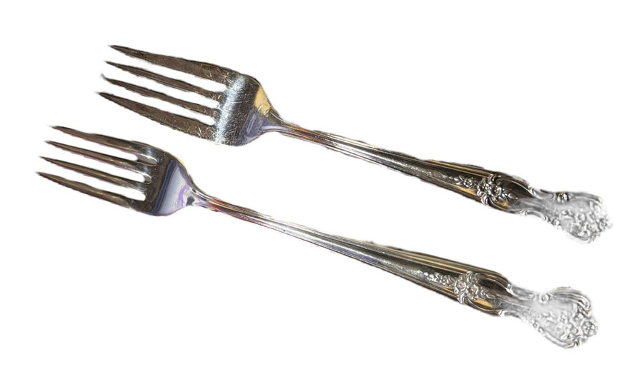 Flatware WM Rogers MFG Magnolia Inspiration Silverplate 49pc Wood Case