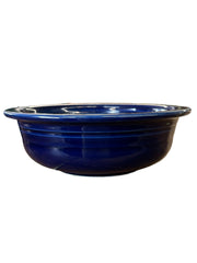 Fiesta - Cobalt Blue Large Bowl Homer Laughlin Ceramic 1 Quart Dining 40oz