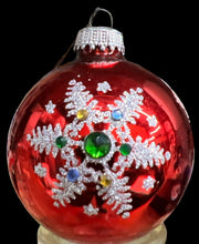 Christmas Ornaments Antique Happi-Holiday Vintage Hand-Made Glass Set of 6