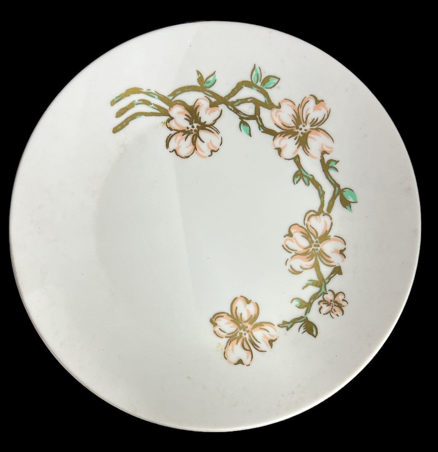 Apolloware Melmac Salad Plates Antique Alexander Barna Vintage Set of 7 MCM
