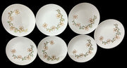 Apolloware Melmac Salad Plates Antique Alexander Barna Vintage Set of 7 MCM