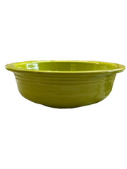 Fiesta -Lemongrass Green Large Bowl Homer Laughlin Ceramic Dish 1 Quart 40oz