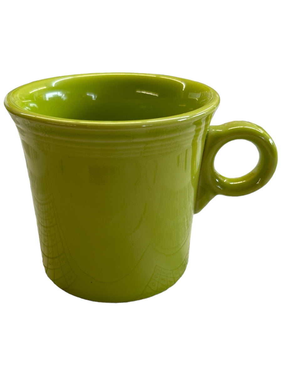 Fiesta - Lemongrass Green Ring Handled Mug Homer Laughlin Ceramic Coffee Cup Tea