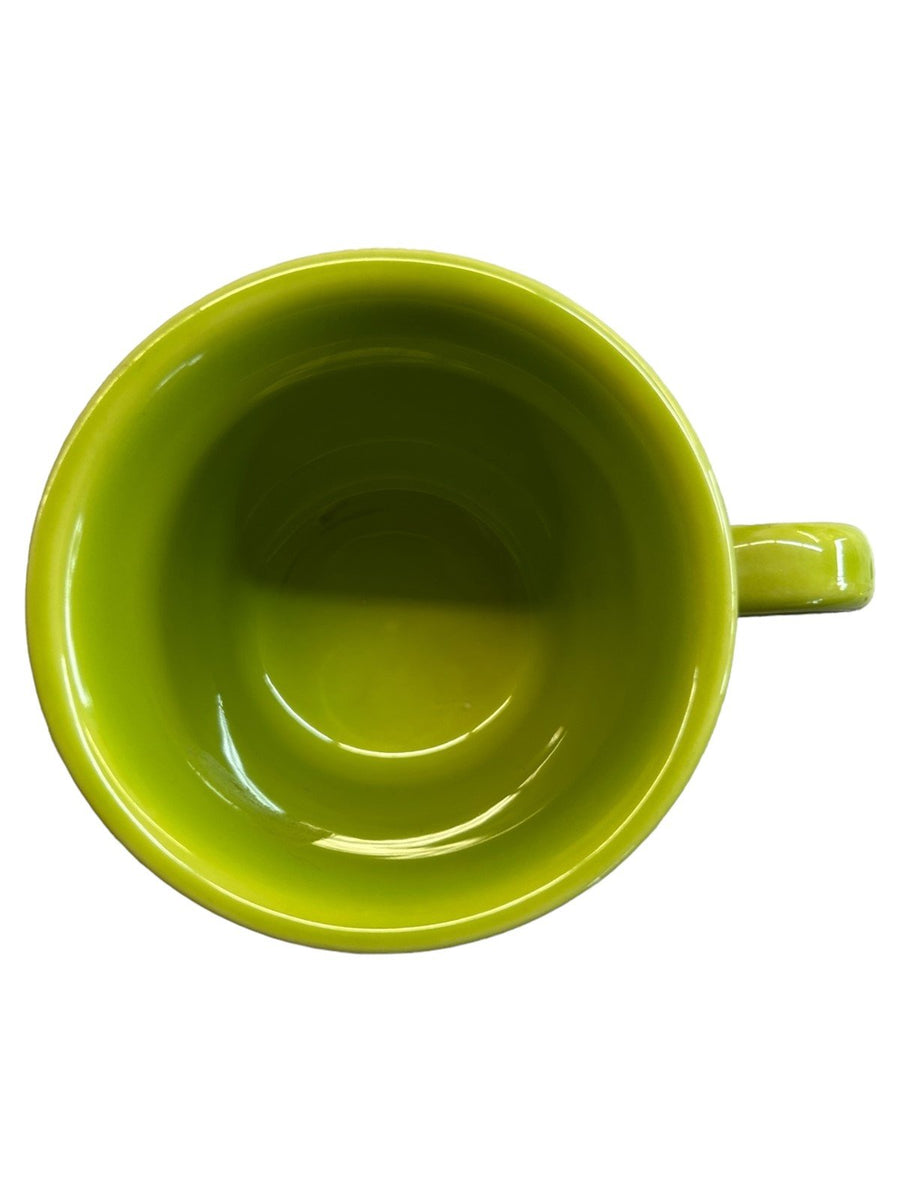 Fiesta - Lemongrass Green Ring Handled Mug Homer Laughlin Ceramic Coffee Cup Tea