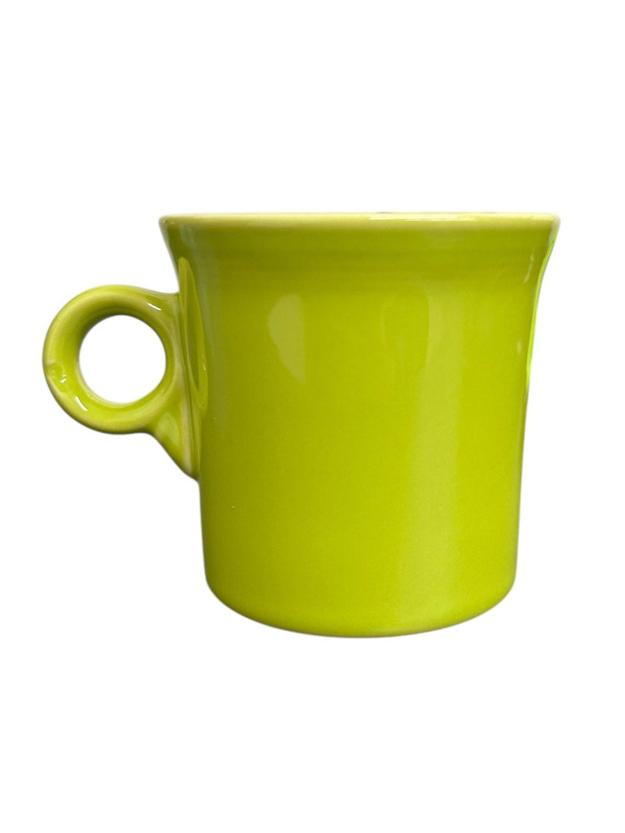 Fiesta - Lemongrass Green Ring Handled Mug Homer Laughlin Ceramic Coffee Cup Tea