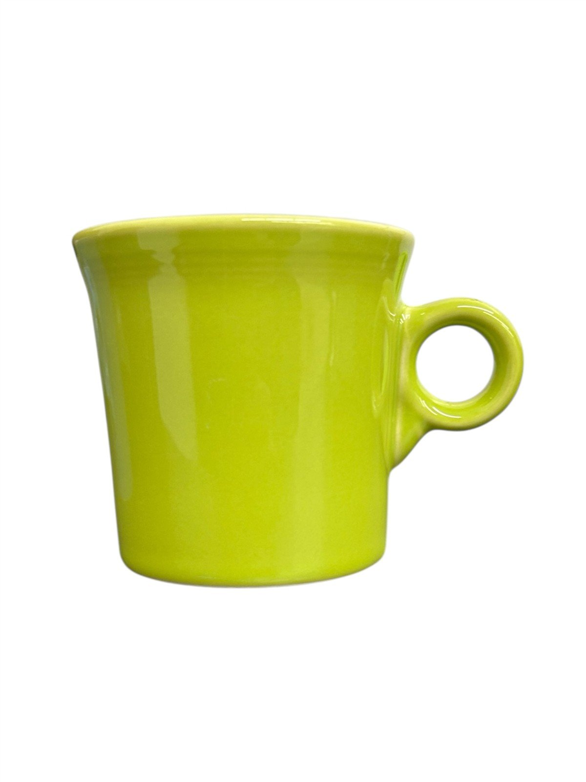 Fiesta - Lemongrass Green Ring Handled Mug Homer Laughlin Ceramic Coffee Cup Tea