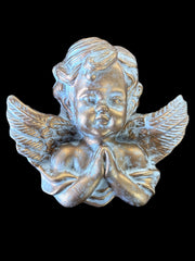 Angel Cherub Trinket Box Treasures, Inc. Gold Wash 4'' Angel Box