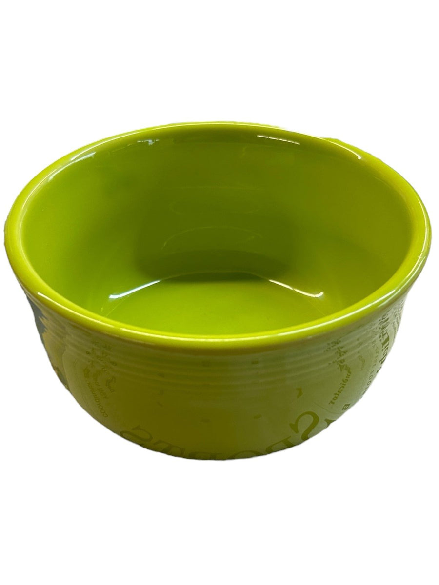 Fiesta - Lemongrass Green Gusto Bowl Homer Laughlin Ceramic Dish Kitchenware HLC