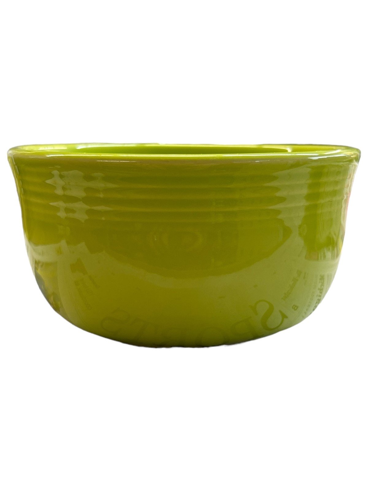 Fiesta - Lemongrass Green Gusto Bowl Homer Laughlin Ceramic Dish Kitchenware HLC