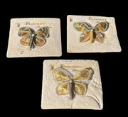 Bavarian Butterfly Brooch Princess Jewelry Vintage Pins Accessory 3 Piece