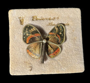 Bavarian Butterfly Brooch Princess Jewelry Vintage Pins Accessory 3 Piece
