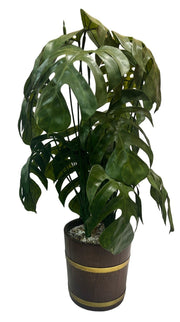 Faux Monstera Plant Collectible Decorative Natural Indoor Outdoor Gift Idea