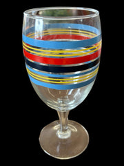 Fiesta - 16oz Iced Tea Glass Peacock, Sunflower, Scarlet, Black Footed Goblet