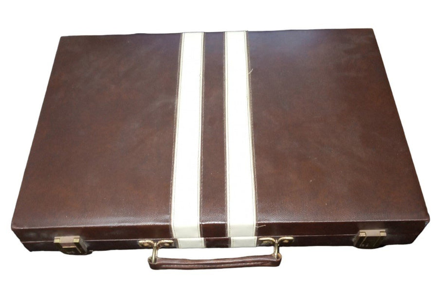 Backgammon Portable Board Game Vintage Collectible Nostalgic Family Game Night