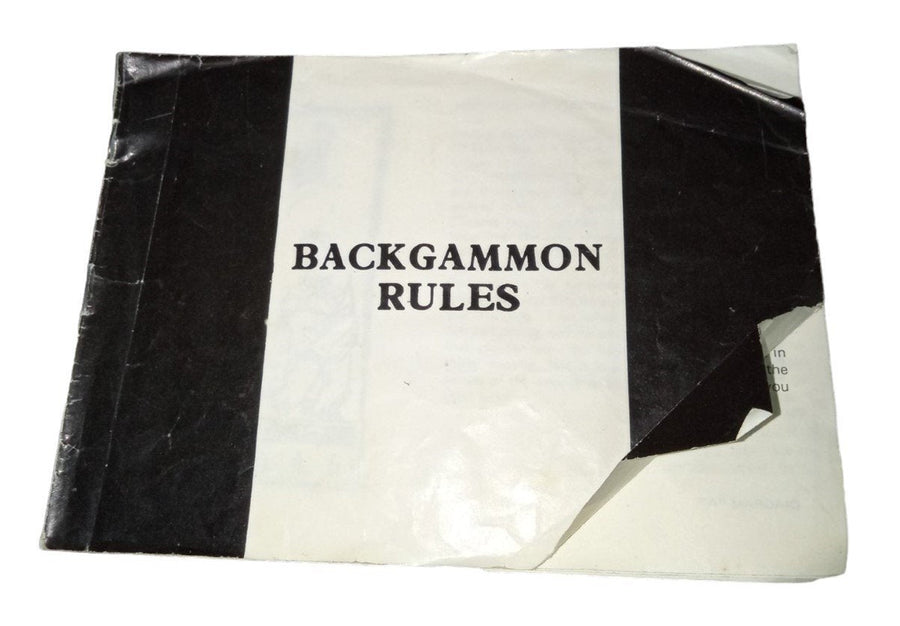 Backgammon Portable Board Game Vintage Collectible Nostalgic Family Game Night