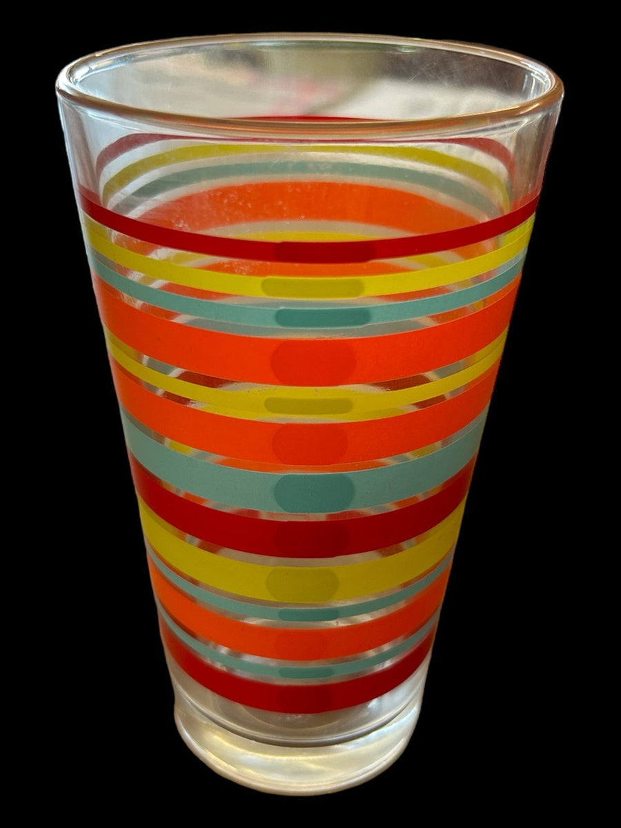 Fiesta - 16oz Tumbler Scarlet, Lemongrass, Turquoise, Tangerine, Glass Drinkware