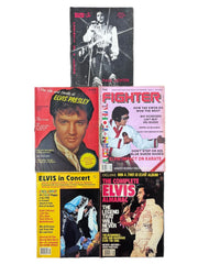Elvis Presley Magazines Lot of 5 Collectors Issues Vintage Memorial Items