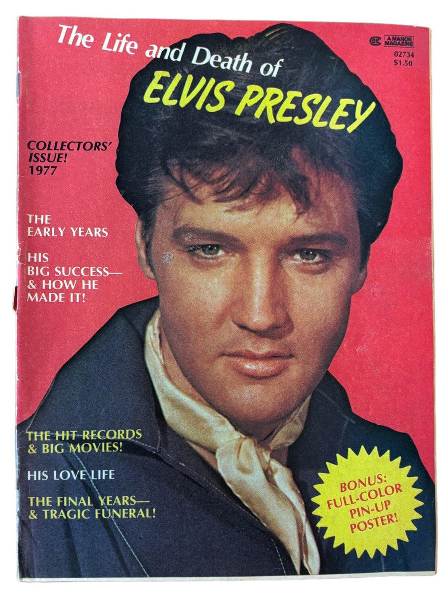 Elvis Presley Magazines Lot of 5 Collectors Issues Vintage Memorial Items