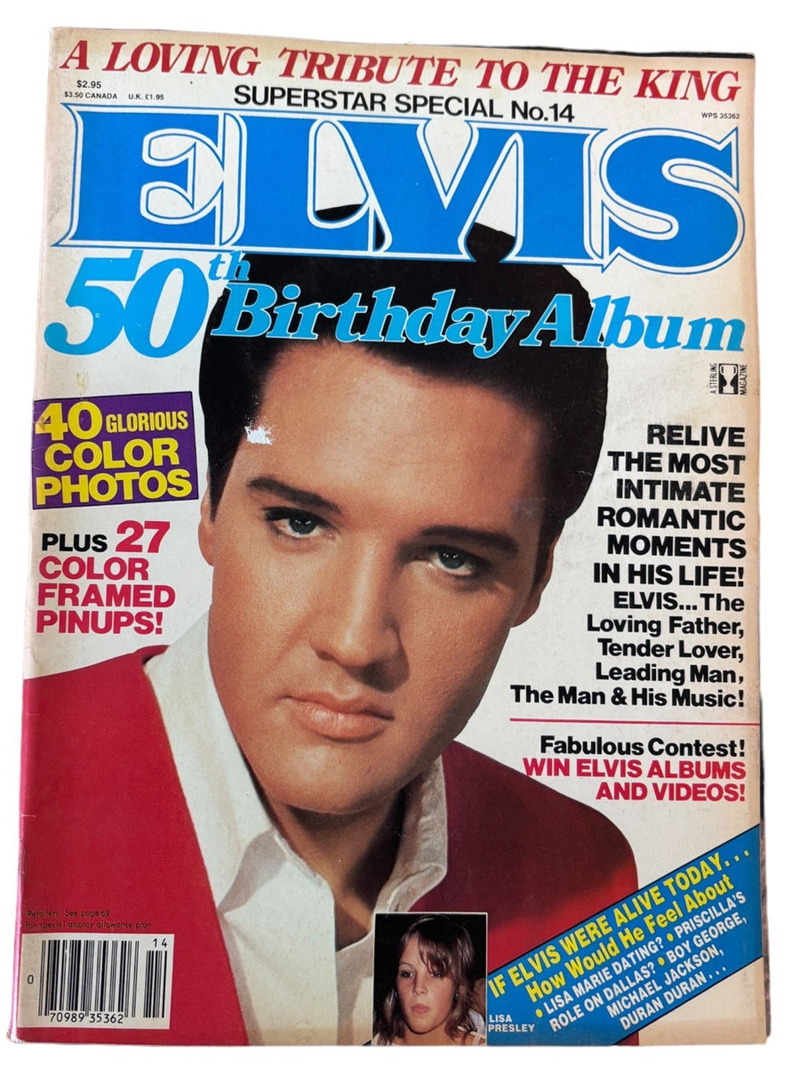 Elvis Presley Magazines Lot of 5 Collectors Issues Vintage Memorial Items