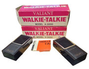 Valiant Walkie Talkies Set Of 2 Communication Utilities Vintage Collectible