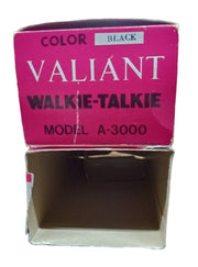 Valiant Walkie Talkies Set Of 2 Communication Utilities Vintage Collectible