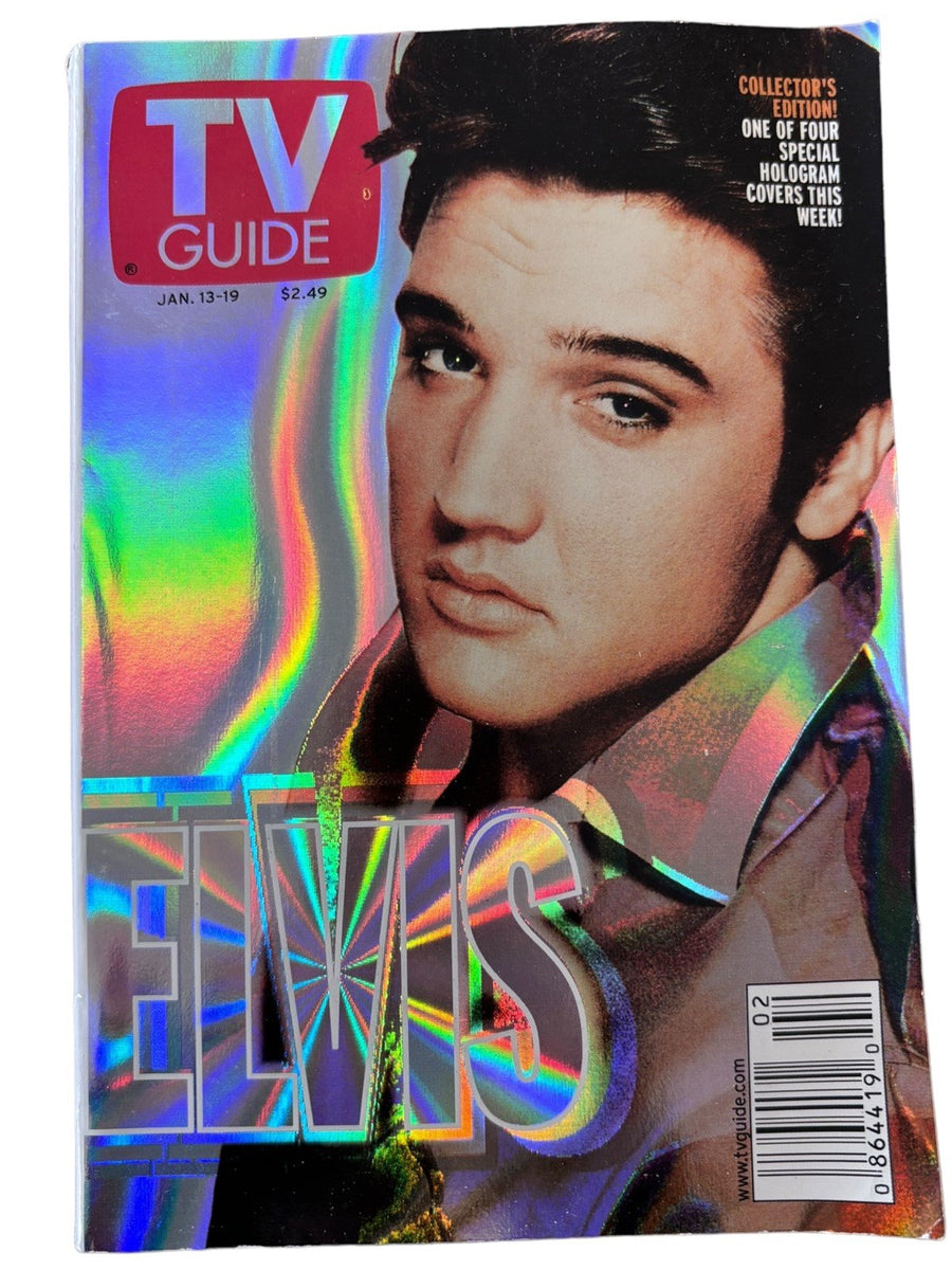 Elvis Presley Mini TV Guide Magazines 1997-2001 Issues Lot of 5