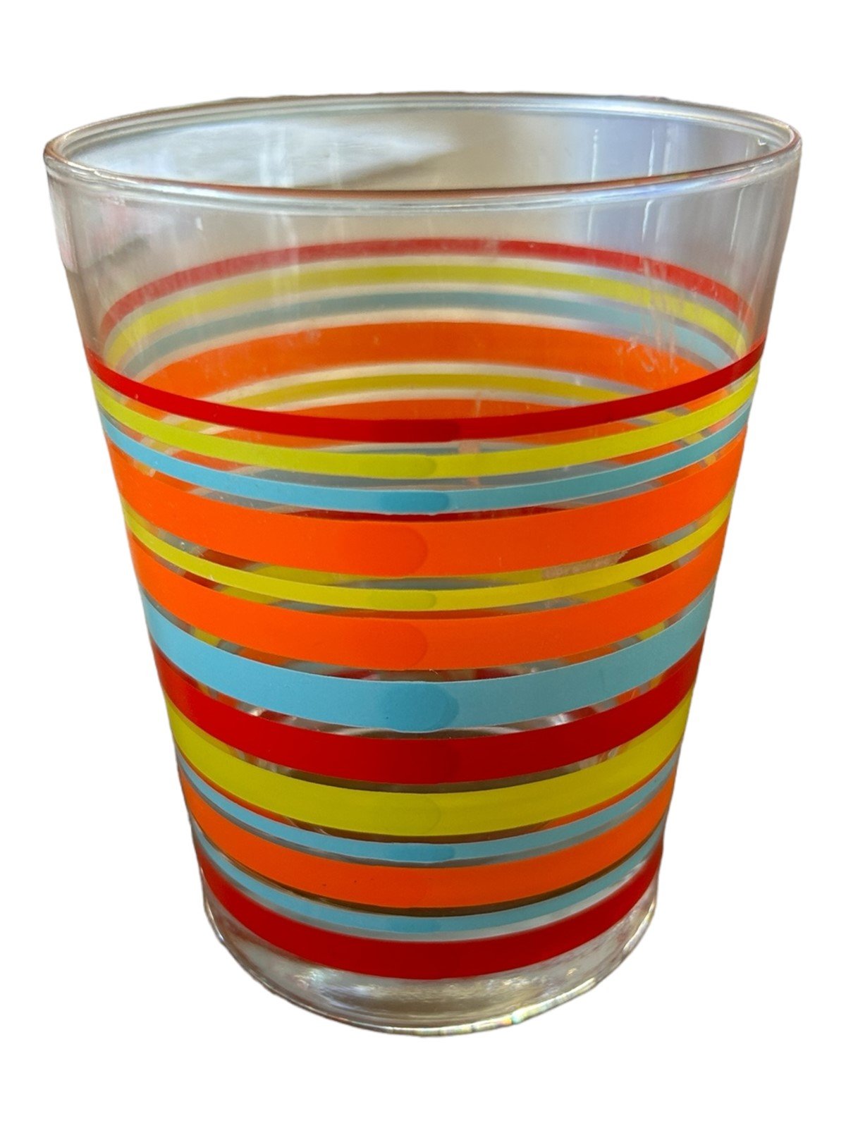 Fiesta - 15oz Double High Ball Glass Scarlet Lemongrass Turquoise Tangerine HLC