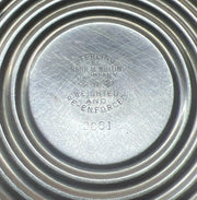 Sterling Silver Candleholder Glass Candy Dish Antique Whiting Vintage Set of 2