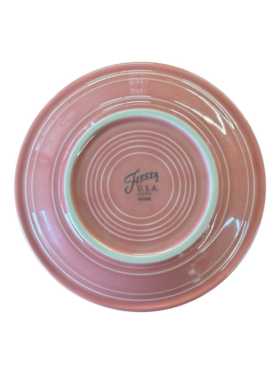 Fiesta - Peony Pink Salad Plate Homer Laughlin Ceramic Dish Kitchenware Dinner