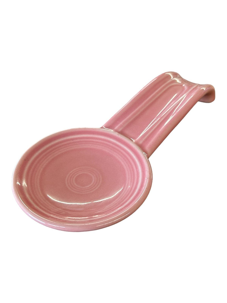 Fiesta - Peony Pink Spoon Rest Homer Laughlin Ceramic Kitchenware Baking Cook