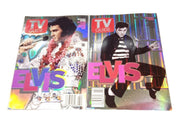 Elvis Presley TV Guides Set Of 4 Holographic Covers Vintage Collectible