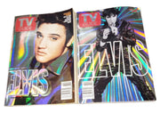 Elvis Presley TV Guides Set Of 4 Holographic Covers Vintage Collectible