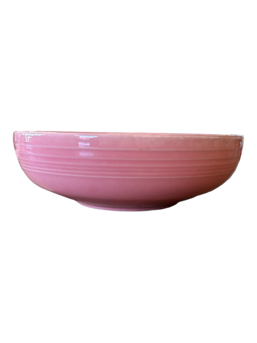 Fiesta - Peony Pink Large Bistro Bowl Homer Laughlin Ceramic Kitchen Serveware