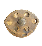 Pipe Stand Wooden Display Rack 6 Spot Tobacciana Home Decor