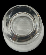 Double Shot Glasses Antique Queens Lusterware Vintage Silver Rim Set of 8
