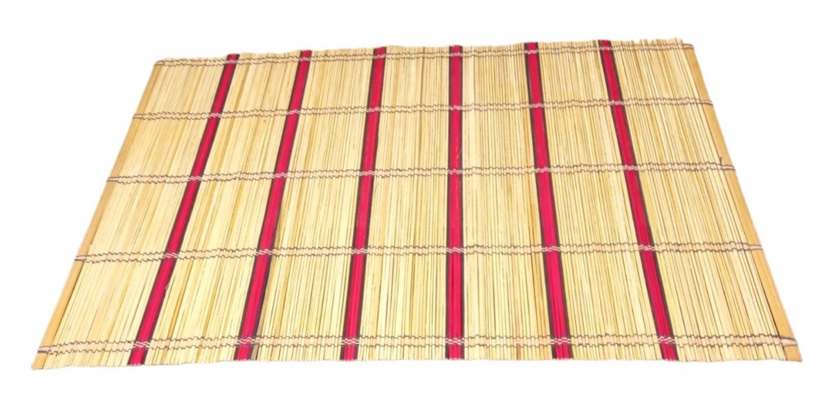 Bamboo Placemats Set Of 8 Vintage Collectible Decorative Dining Table Linens